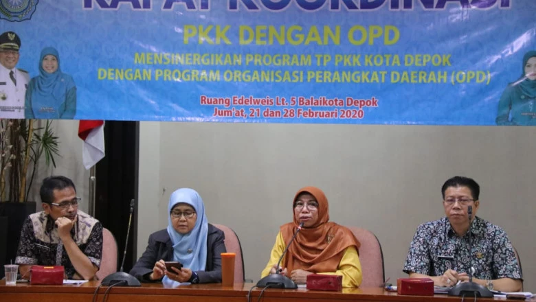 Dukung Pembangunan Daerah, TP PKK Depok Siap Kolaborasi dengan PD