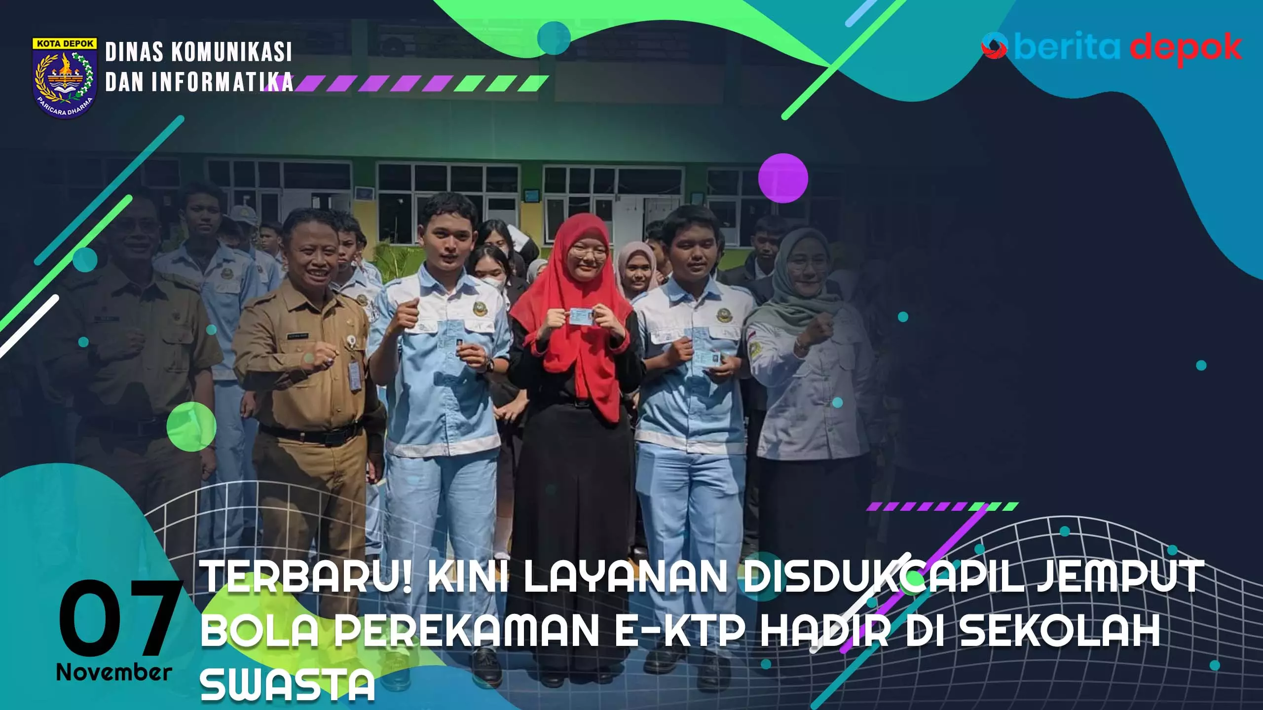 Video: Terbaru! Kini Layanan Disdukcapil Jemput Bola Perekaman E KTP Hadir di Sekolah Swasta