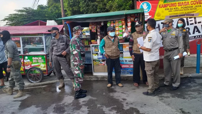 Lurah Pondok Jaya Minta PKL Taati Aturan PSBB