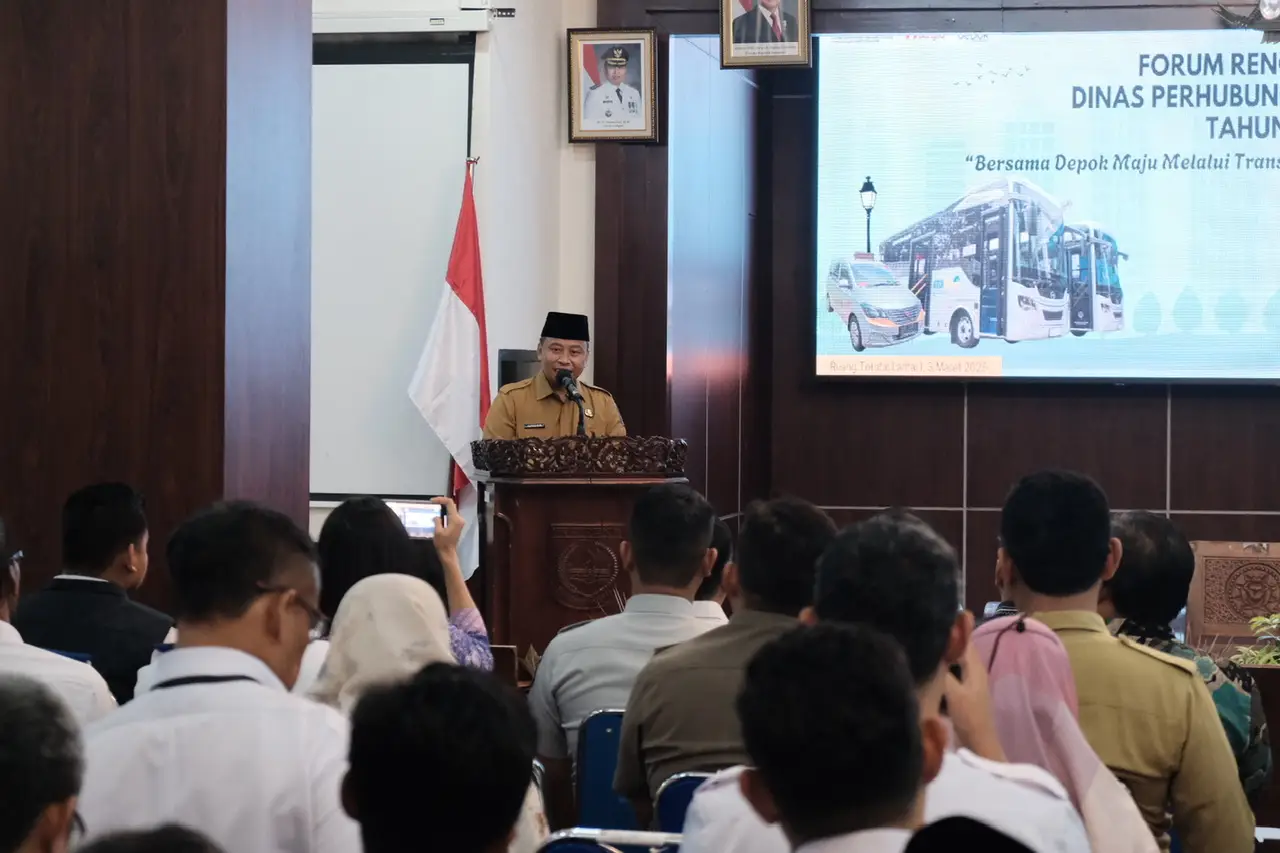 Wali Kota Depok Hadiri Forum Renja Dishub 2025