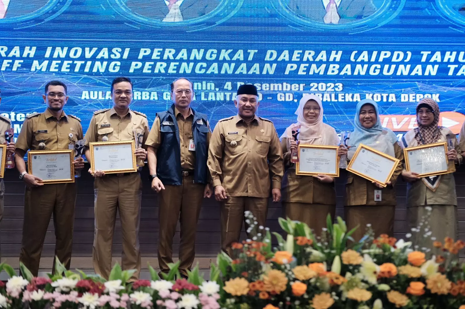 Anugerah Inovasi Perangkat Daerah 2023, Wali Kota Depok: Motivasi Agar Makin Semangat
