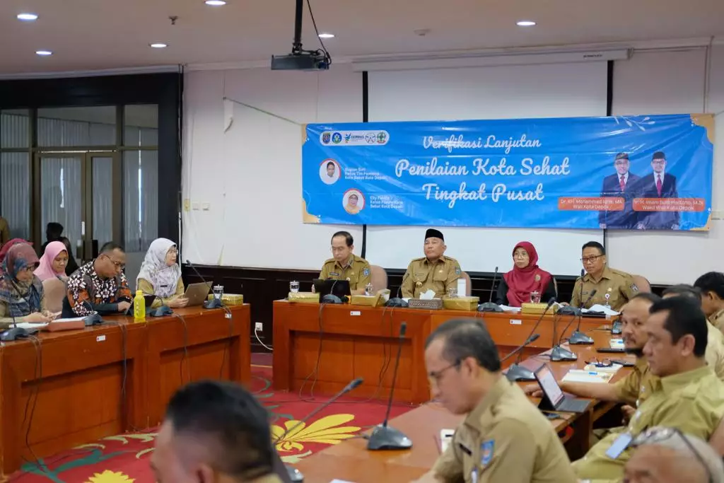 Pemkot Depok Jalani Verifikasi Lanjutan Penilaian Kota Sehat Tingkat Pusat