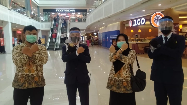UPTD Puskesmas Kemiri Muka Sosialisasikan 3M di Pusat Keramaian