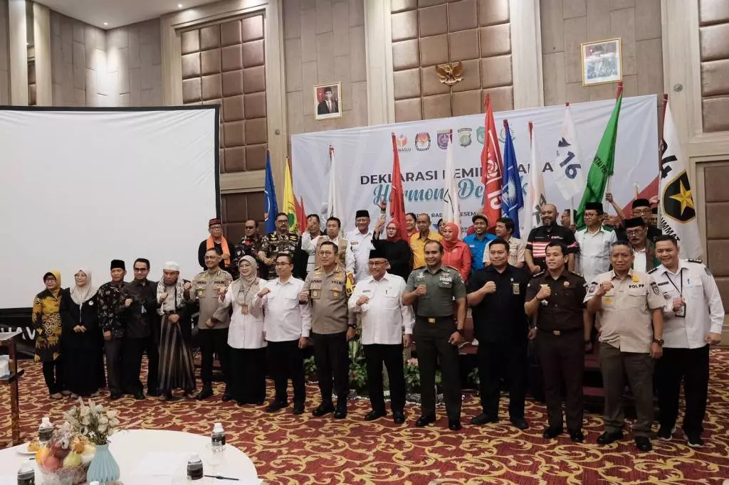 Deklarasi Pemilu Damai 2024, Wali Kota Depok Ajak Kedepankan Gagasan dan Visi Misi