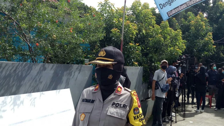 Polsek Beji Lakukan Penebalan Personel Jaga TPS Calon Wali Kota