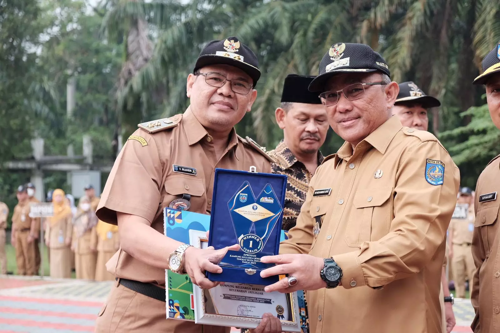 Jatijajar Raih Penghargaan Terbaik 1 pada Lomba Kampung KB Tingkat Kota