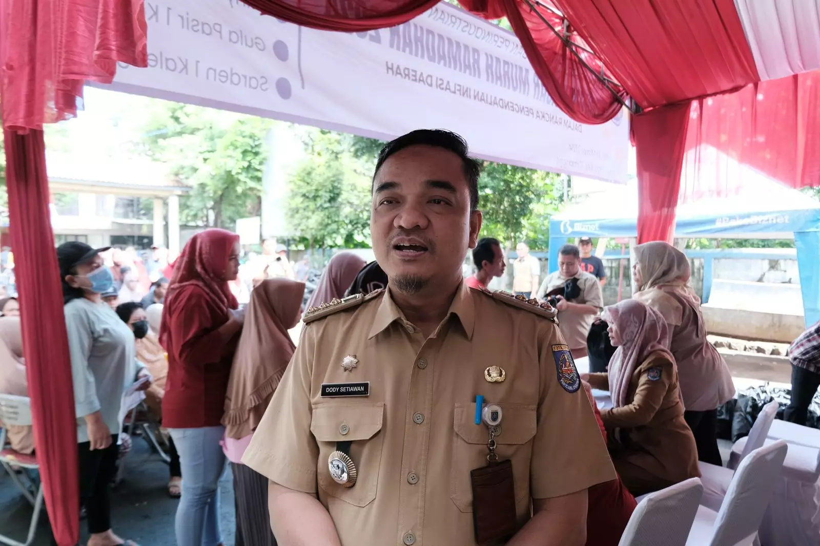 Camat Cimanggis: Pasar Murah Bantu Masyarakat Saat Ramadan