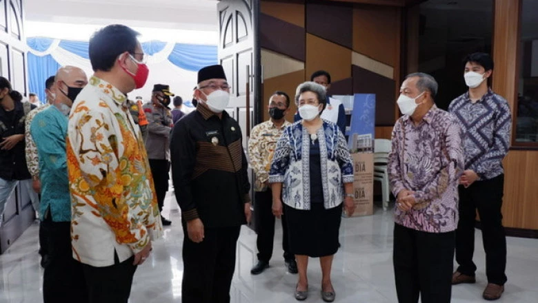 Resmikan Gedung GBI Cimanggis, Wali Kota Imbau Jemaat Taat Prokes Saat Beribadah