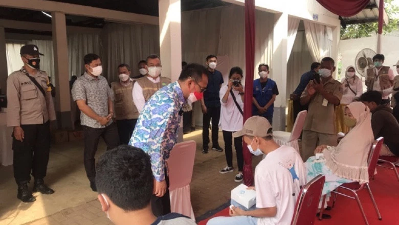 Rayakan HUT ke-10, PDAM Tirta Asasta Gelar Vaksinasi Bagi Masyarakat