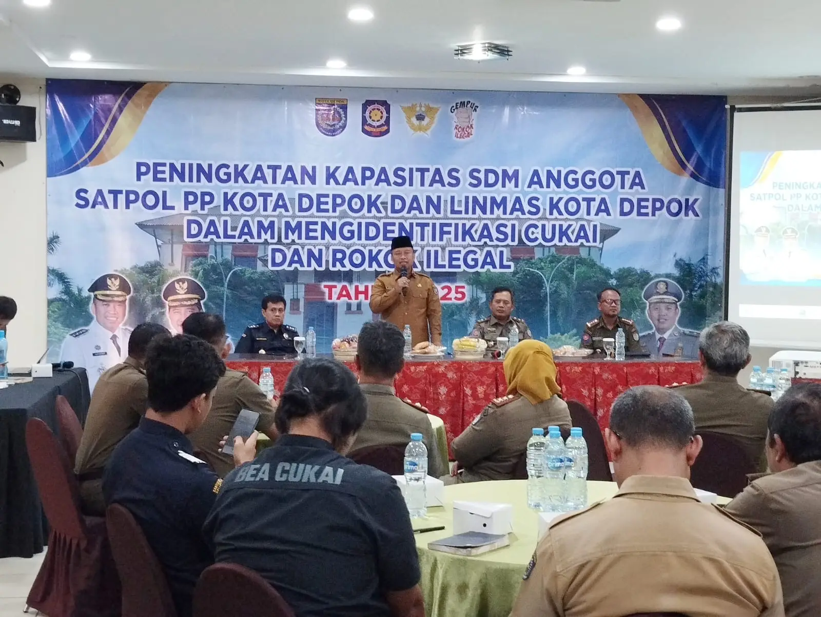 Lewat Peningkatan SDM, Wali Kota Depok Dorong Satpol PP dan Linmas Pahami Rokok Ilegal
