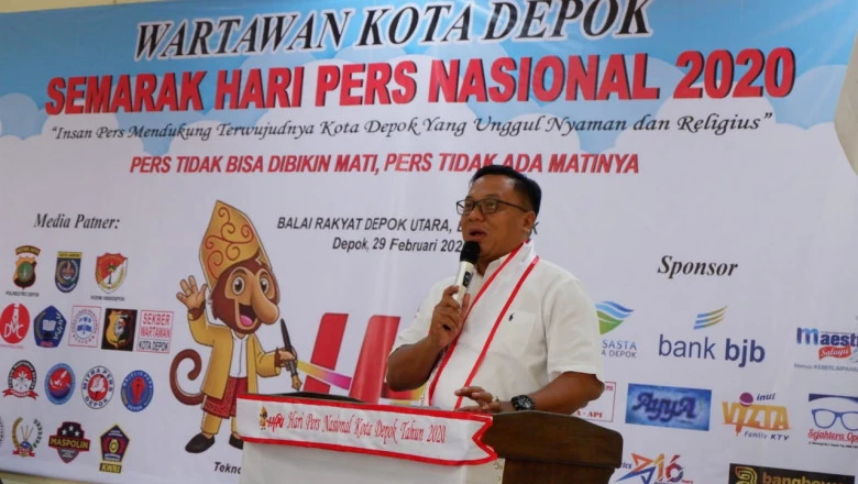 Wakil Wali Kota Hadiri Semarak HPN Kota Depok Tahun 2020