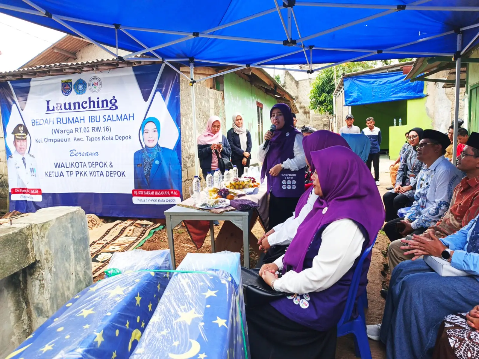 Cing Ikah Resmikan Bedah Rumah Ibu Salmah: Wujud Kepedulian Nyata untuk Warga