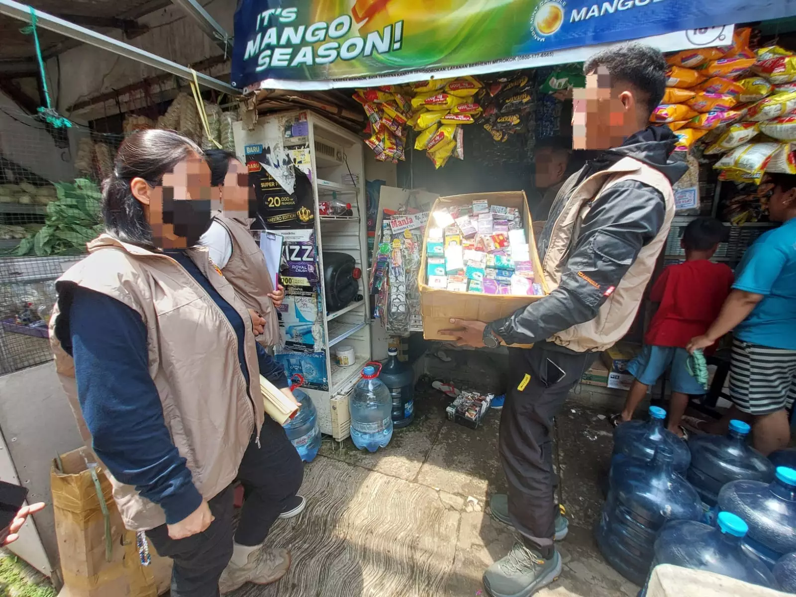 176.679 Batang Rokok Ilegal Disita di Depok