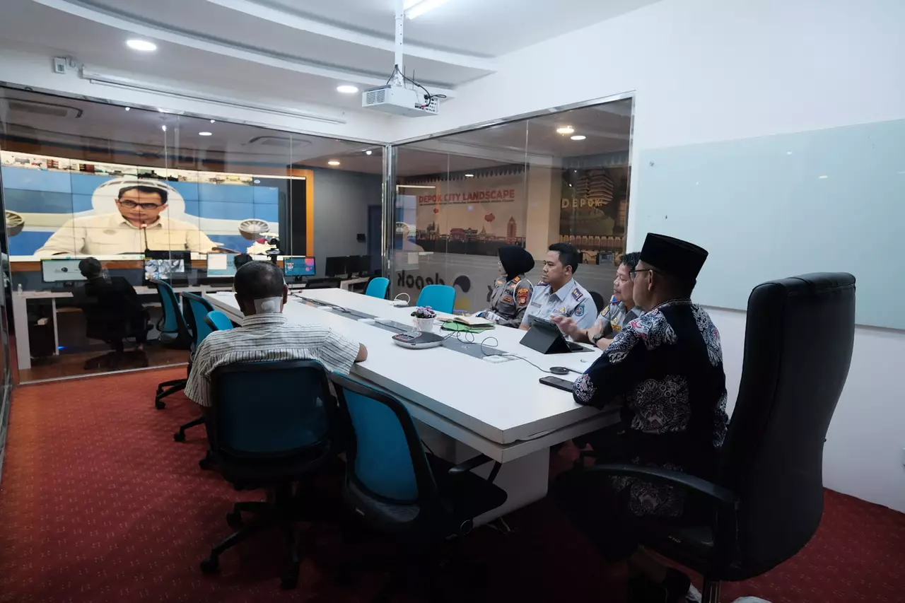 Wakil Wali Kota Depok Ikuti Rakor Persiapan Angkutan Lebaran Tingkat Jabar