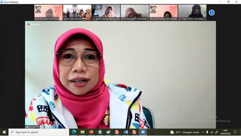 Susun E-Reporting, Ini Pesan Penasihat DWP Kota Depok
