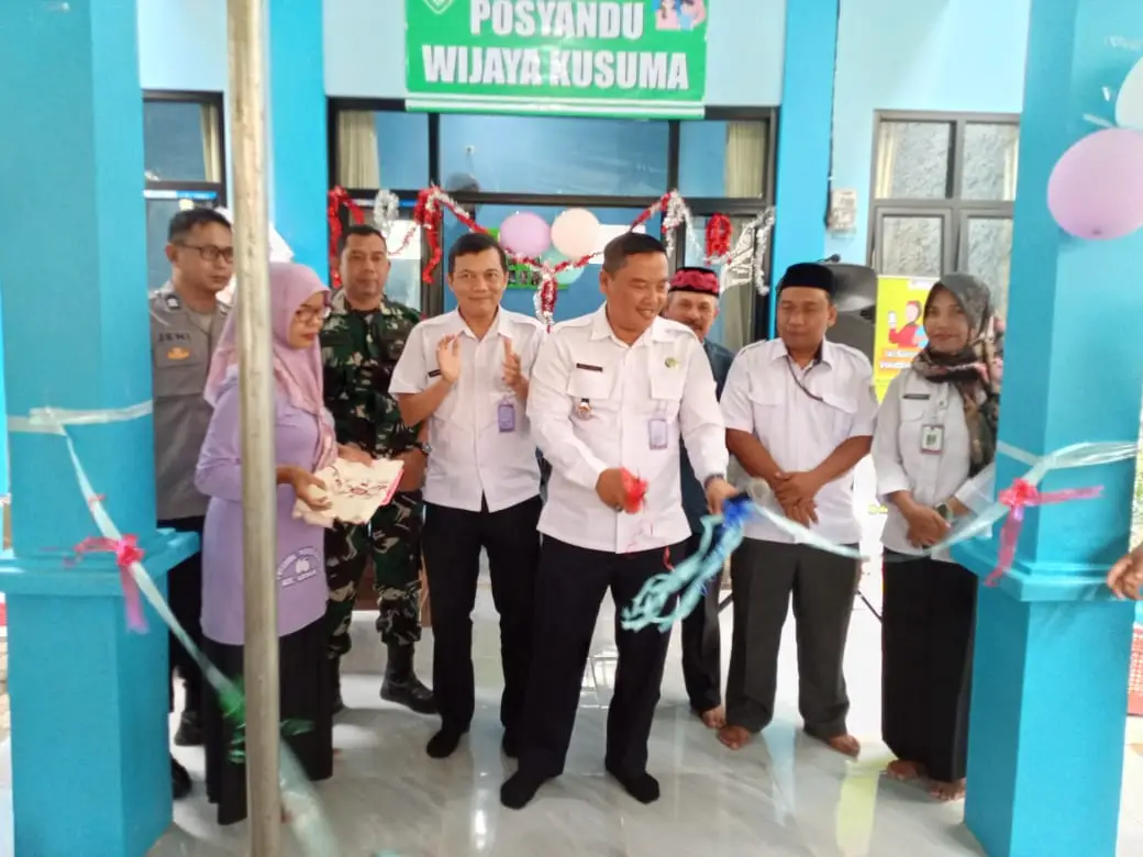 Resmikan Posyandu Wijaya RW 06, Lurah Grogol Perkuat Pelayanan Kesehatan Warga