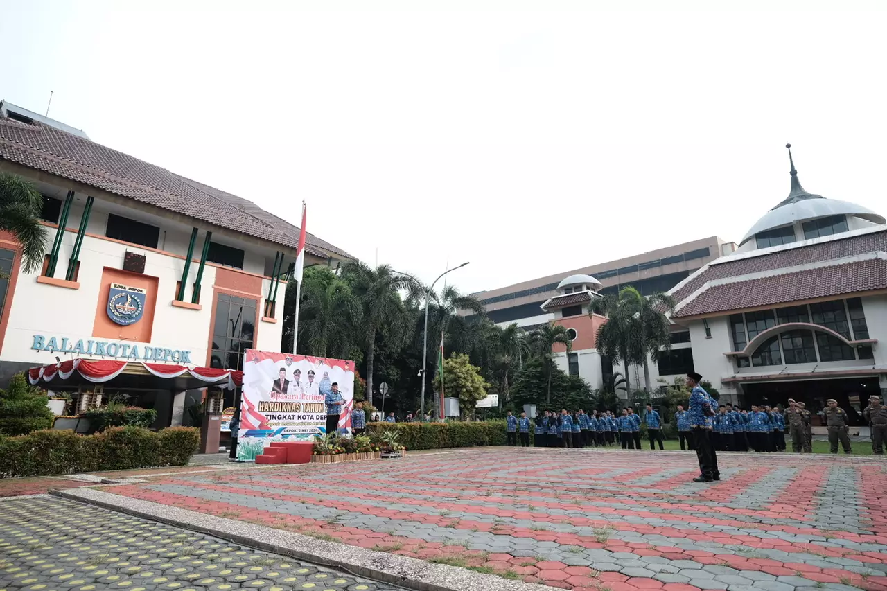 Pemkot Depok Gelar Upacara Peringatan Hardiknas Tahun 2024 Tingkat Kota Depok
