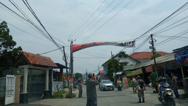 Tegakkan Perda KTR, Satpol PP Lakukan Monitoring Pemasangan Iklan Rokok