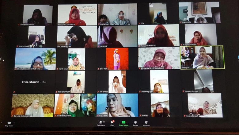 DWP Depok Gelar Halal Bi Halal Virtual