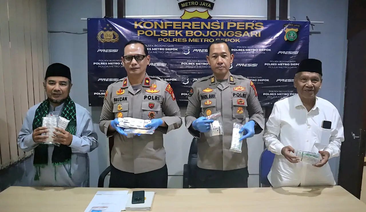 Polsek Bojongsari Amankan 510 Butir Obat Keras Tanpa Izin di Sawangan