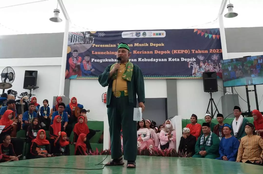 Kiai Idris Resmikan Gedung Tamude dan Kukuhkan Dewan Kebudayaan Depok