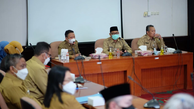 Wakil Wali Kota Bersama Sekda Depok Hadiri Rakor Program KDS