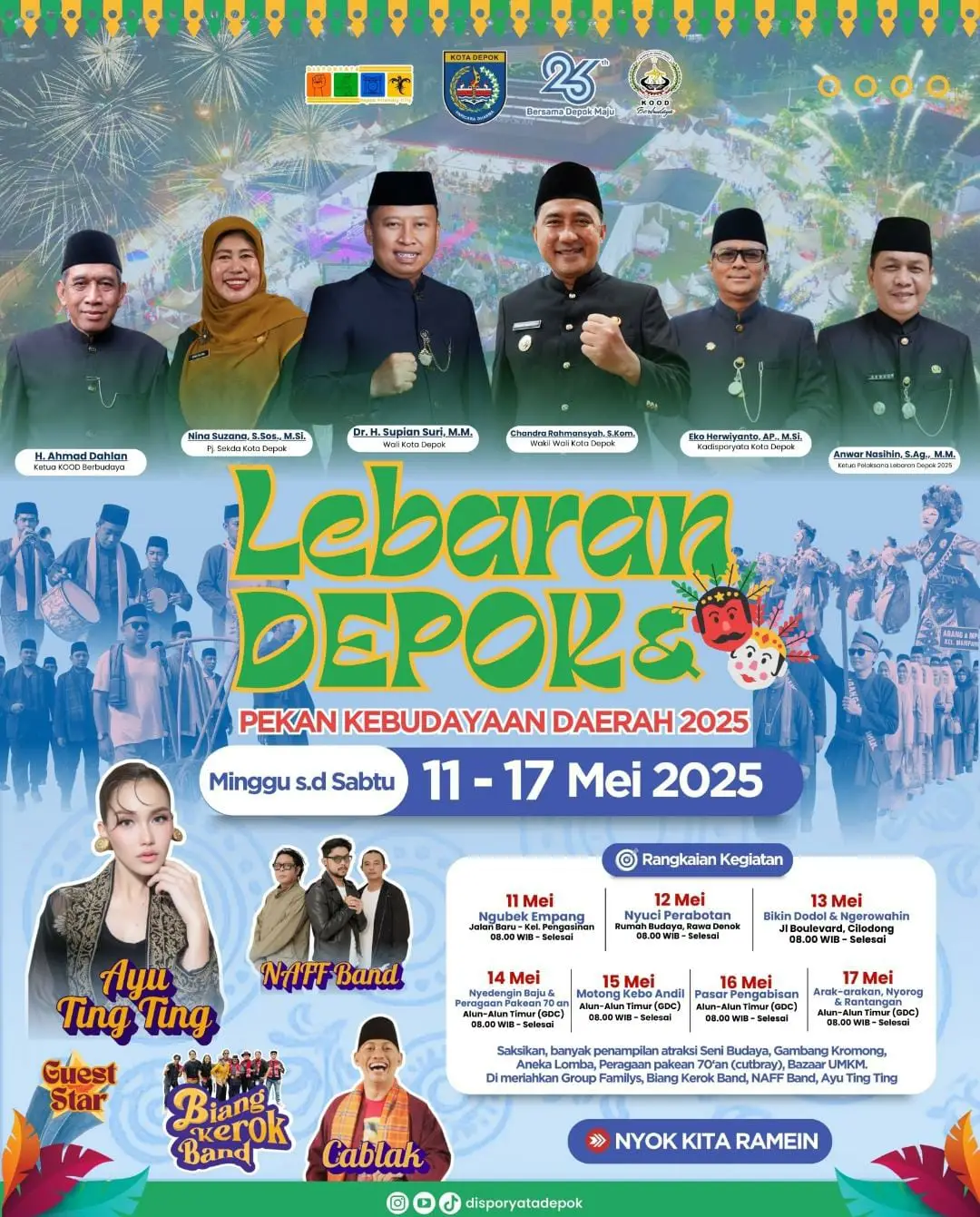 Rayakan Tradisi dan Kebersamaan, Lebaran Depok 2025 Hadir Lebih Meriah