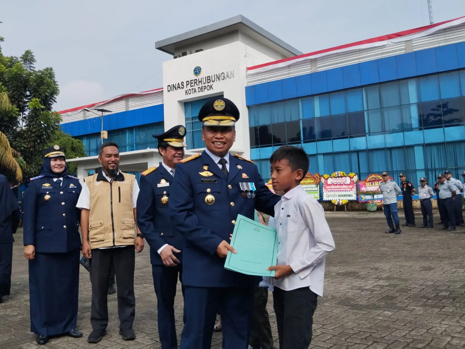 Momen Harhubnas 2025, Dishub Depok Santuni Anak Yatim