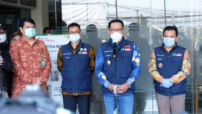 Pjs Wali Kota Depok Dampingi Gubernur Jawa Barat Kunjungi RS Citra Medika