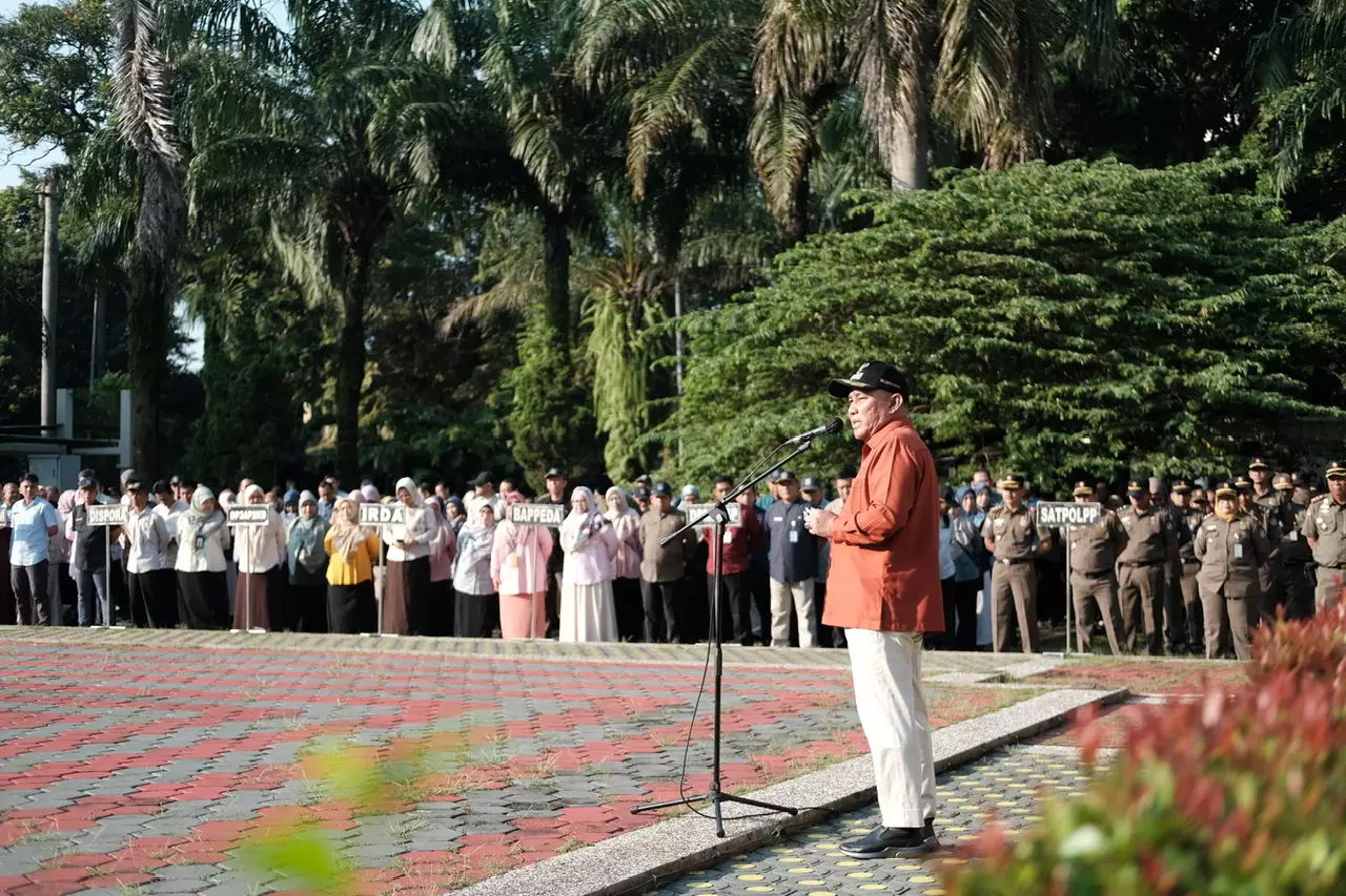 Wali Kota Depok Pimpin Apel Perdana Usai Libur Idulfitri 1445 H