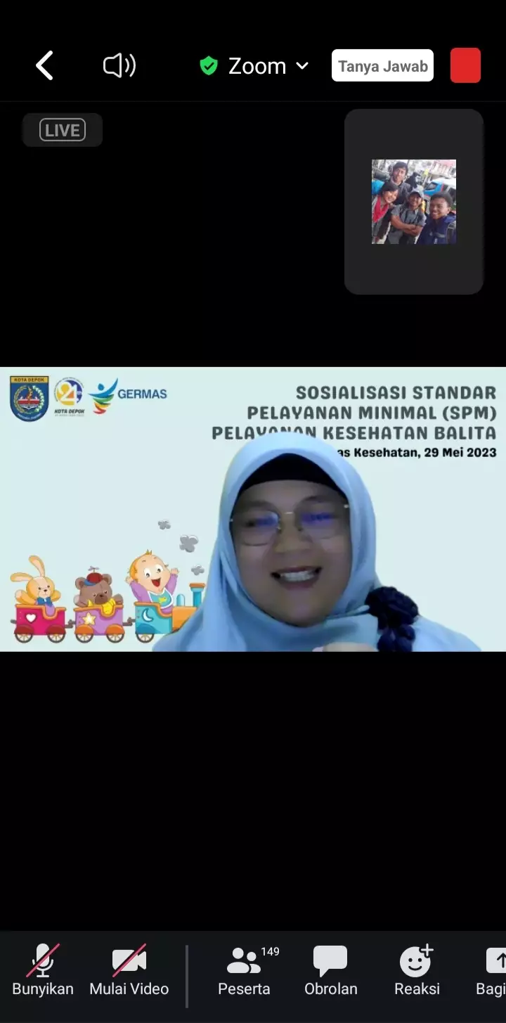 Dinkes Depok Gelar Sosialisasi SPM Pelayanan Kesehatan Balita