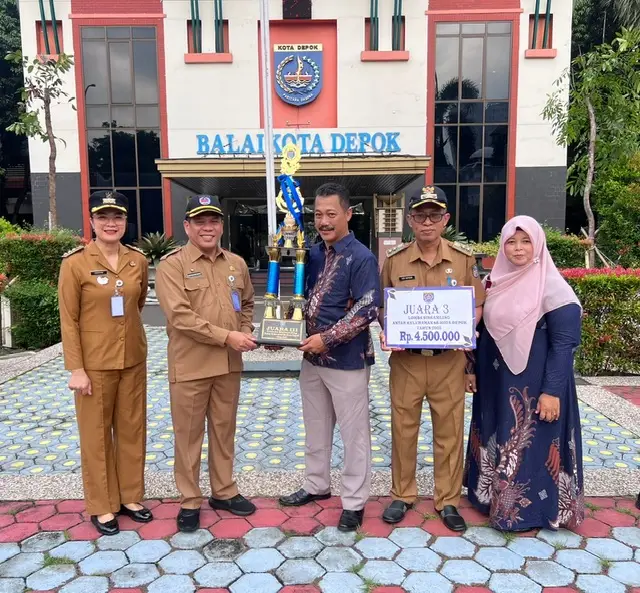 Juara 3 Lomba Siskamling Kota Depok 2025, Lurah Tirtajaya Apresiasi Peran Warga