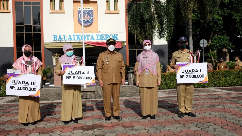 Puskesmas Tapos Sabet Juara I Puskesmas Berprestasi Tingkat Kota Depok Tahun 2021