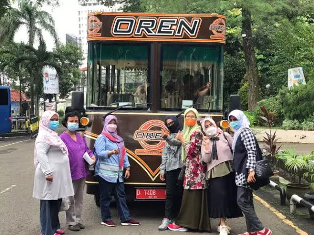 Odong-odong Keren Layani Tiga Rute Wisata Kota Depok