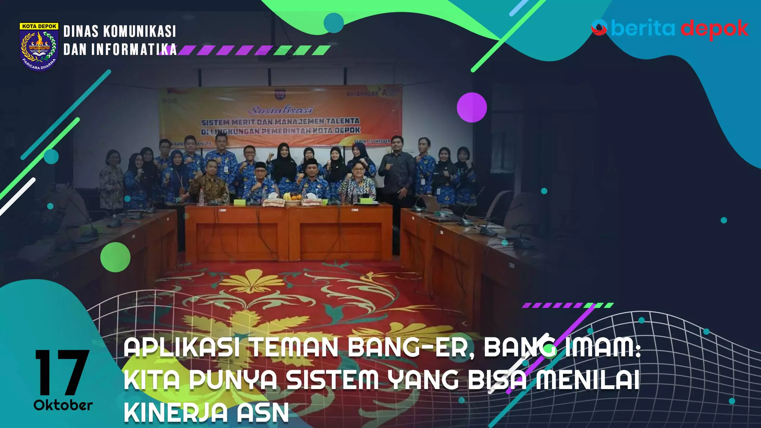 Video: Aplikasi Teman Bang ER, Bang Imam Kita Punya Sistem Yang Bisa Menilai Kinerja ASN