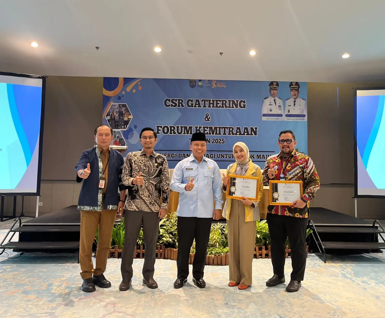 Depok Apresiasi Bank BJB dan Bayer lewat Penghargaan Khusus