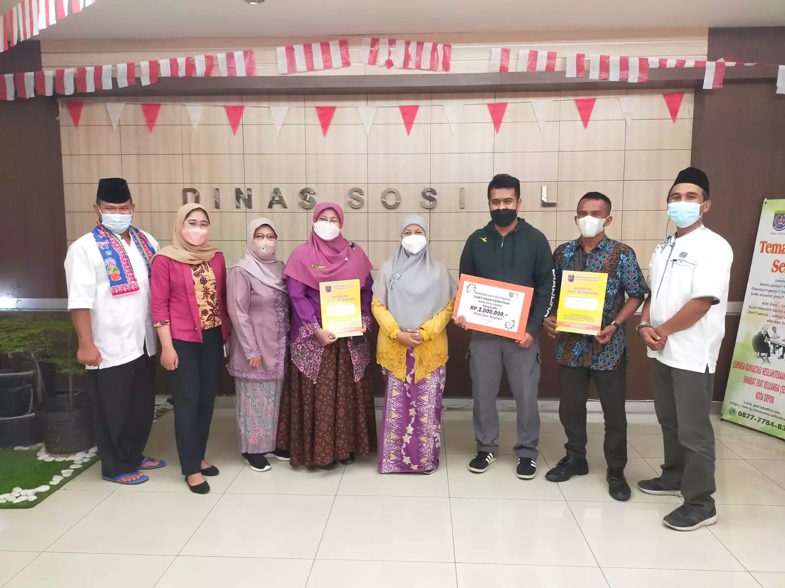 Selama Tahun 2022, Dinsos Depok Telah Salurkan KDS Sankem kepada 3.043 KPM
