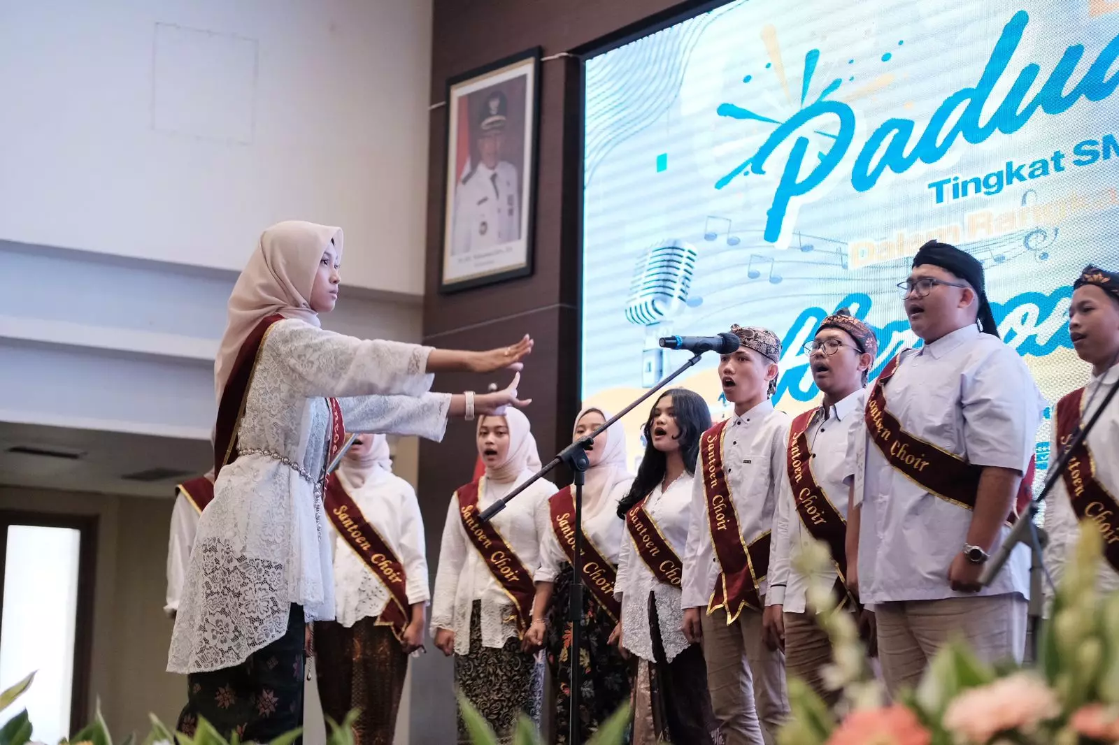 Belasan Kelompok Pelajar Ikut Lomba Padus Meriahkan Hari Jadi Kota Depok