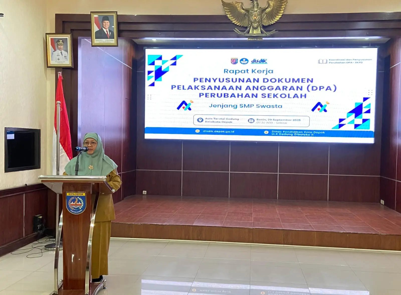 Pastikan Anggaran Transparan, Disdik Depok Susun DPA Perubahan Sekolah