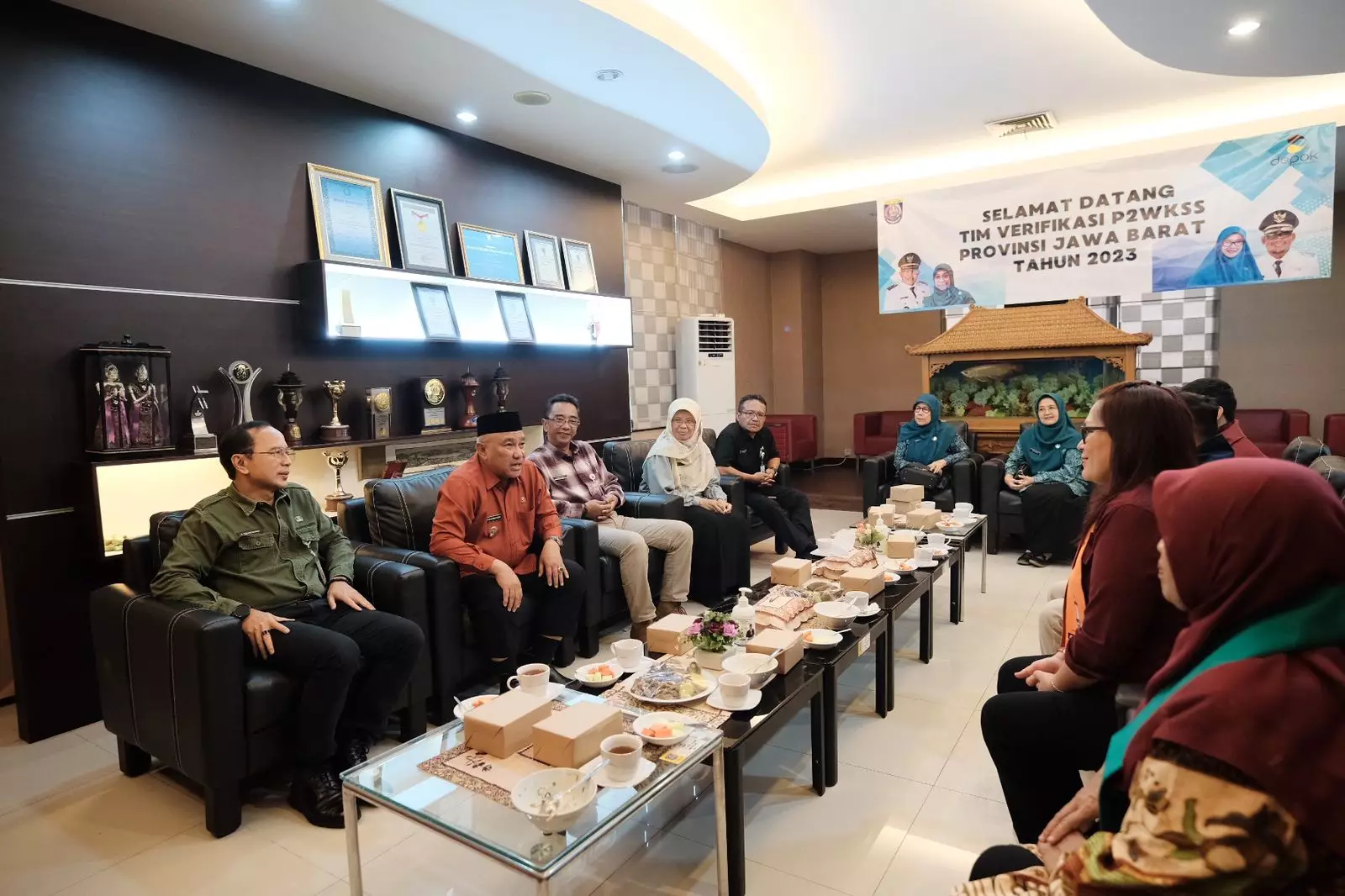 Sambut Tim Verifikasi P2WKSS Jabar, Kiai Idris Targetkan Depok Masuk Tiga Besar