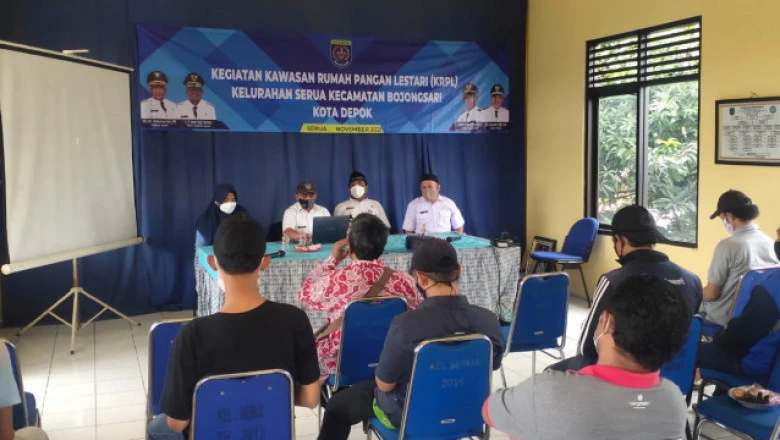 Lurah Serua Ajak Warganya Aktifkan Kembali Program KRPL