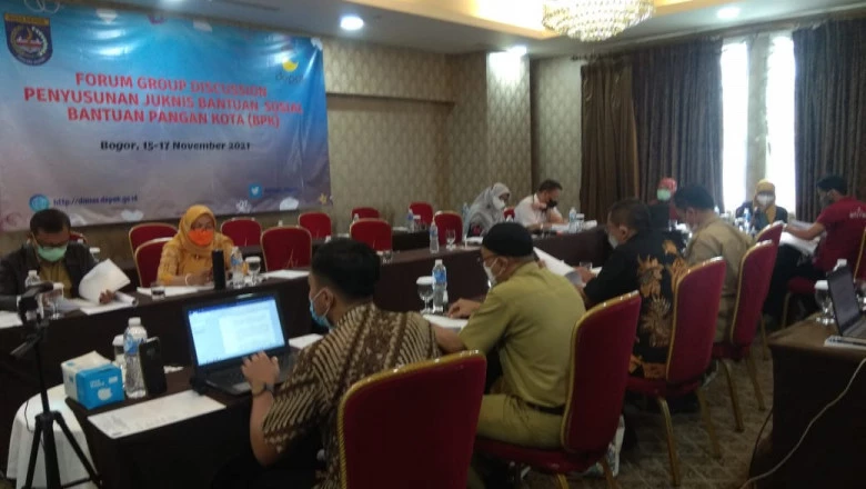 Dinsos Depok Susun Juknis Bansos Pangan Penerima Manfaat KDS