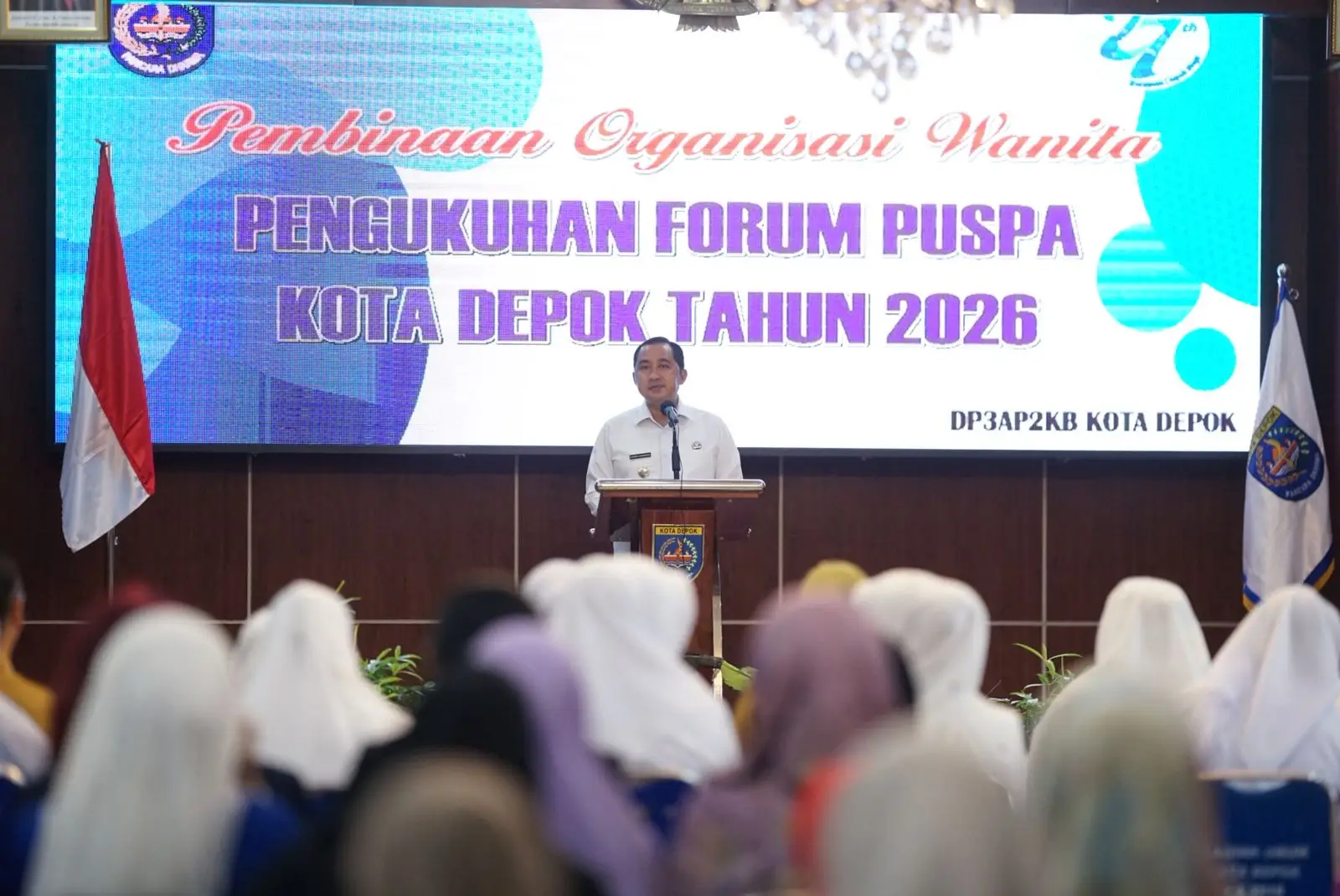 Pengukuhan Pengurus Forum PUSPA Depok, Perkuat Sinergi Wujudkan Kesejahteraan Perempuan dan Anak