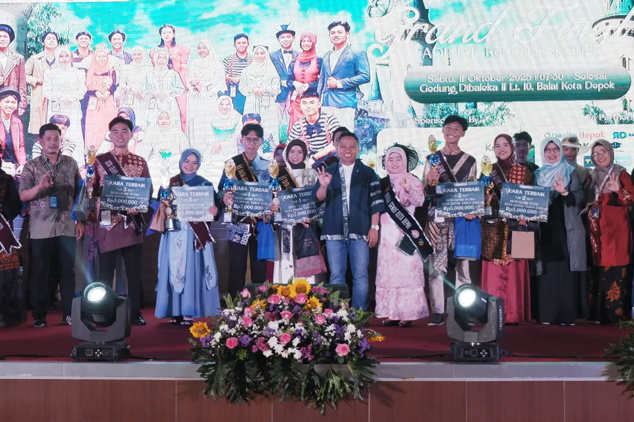 Grand Final Adujak 2025 Berlangsung Meriah, Athif Yahya dan Buti Adia Terpilih Jadi Duta GenRe Depok