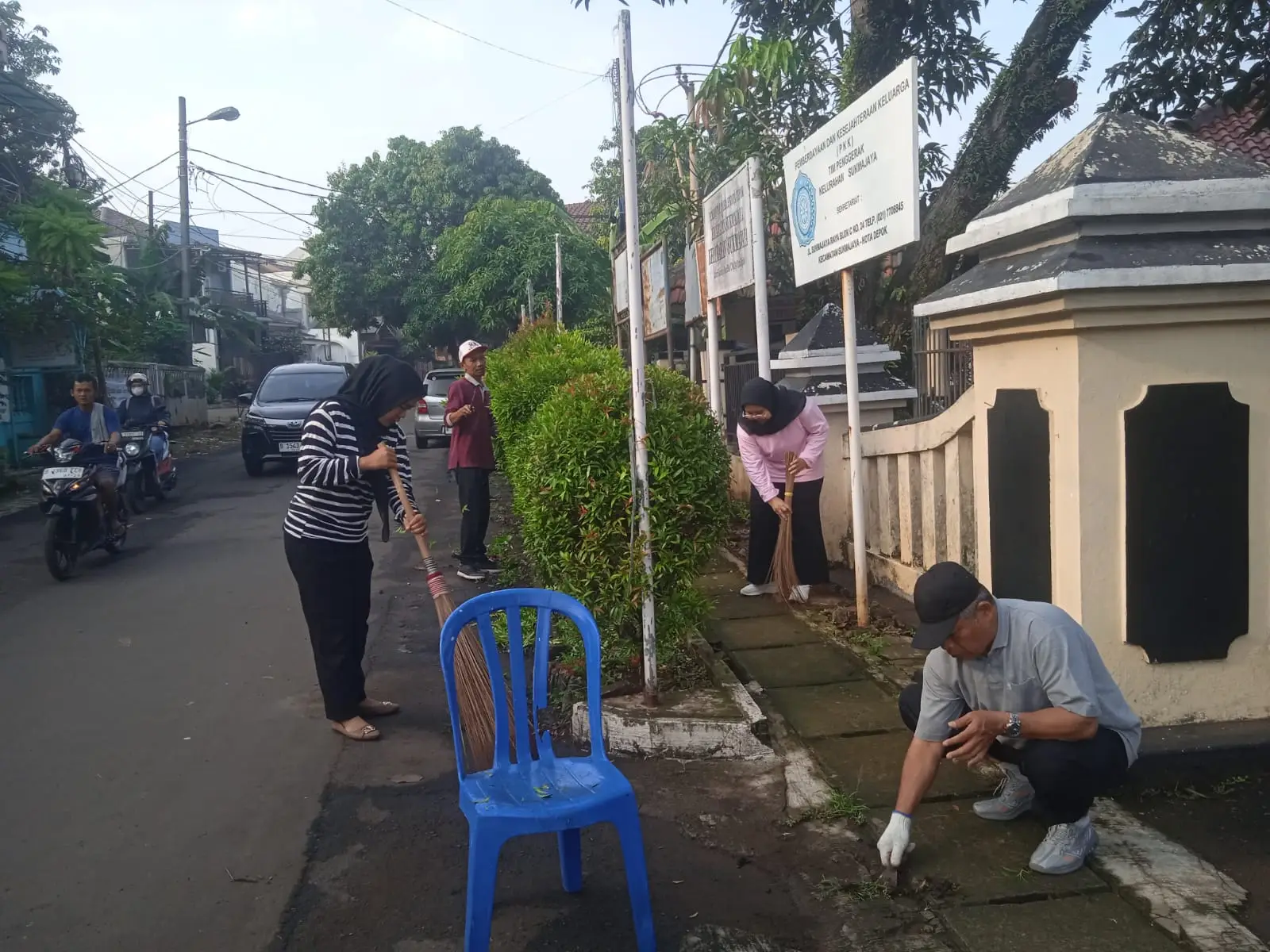 Stakeholder Kelurahan Sukmajaya Komitmen Galakkan Aksi Jumsih dan Bebersih
