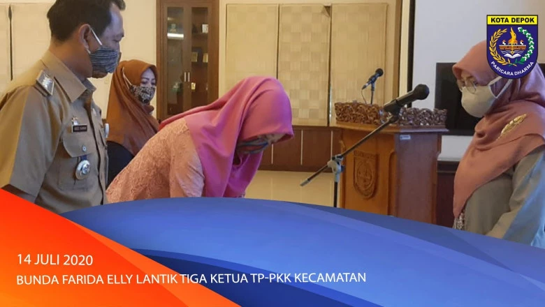 (Video) Bunda Elly Lantik Tiga Ketua TP PKK Kecamatan