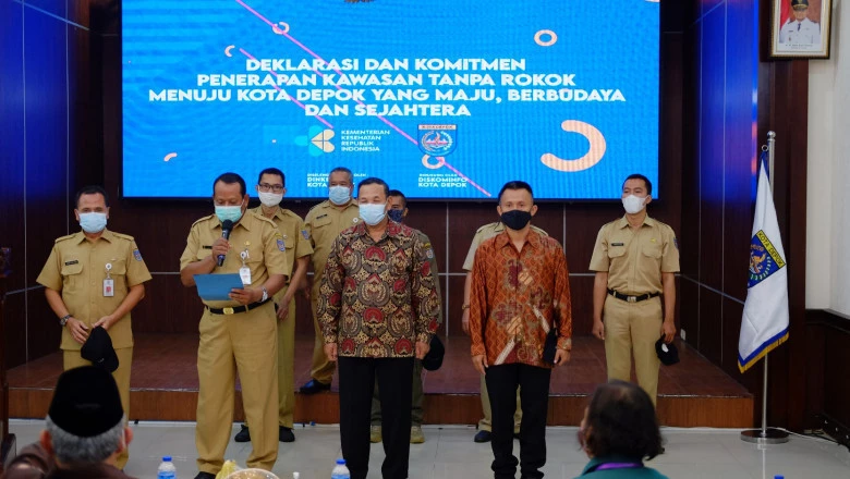 Deklarasi Berhenti Merokok Wujudkan Depok Smart Healthy City