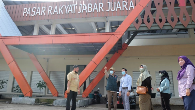 Wakil Wali Kota Tinjau Gedung Pasar Rakyat Sawangan