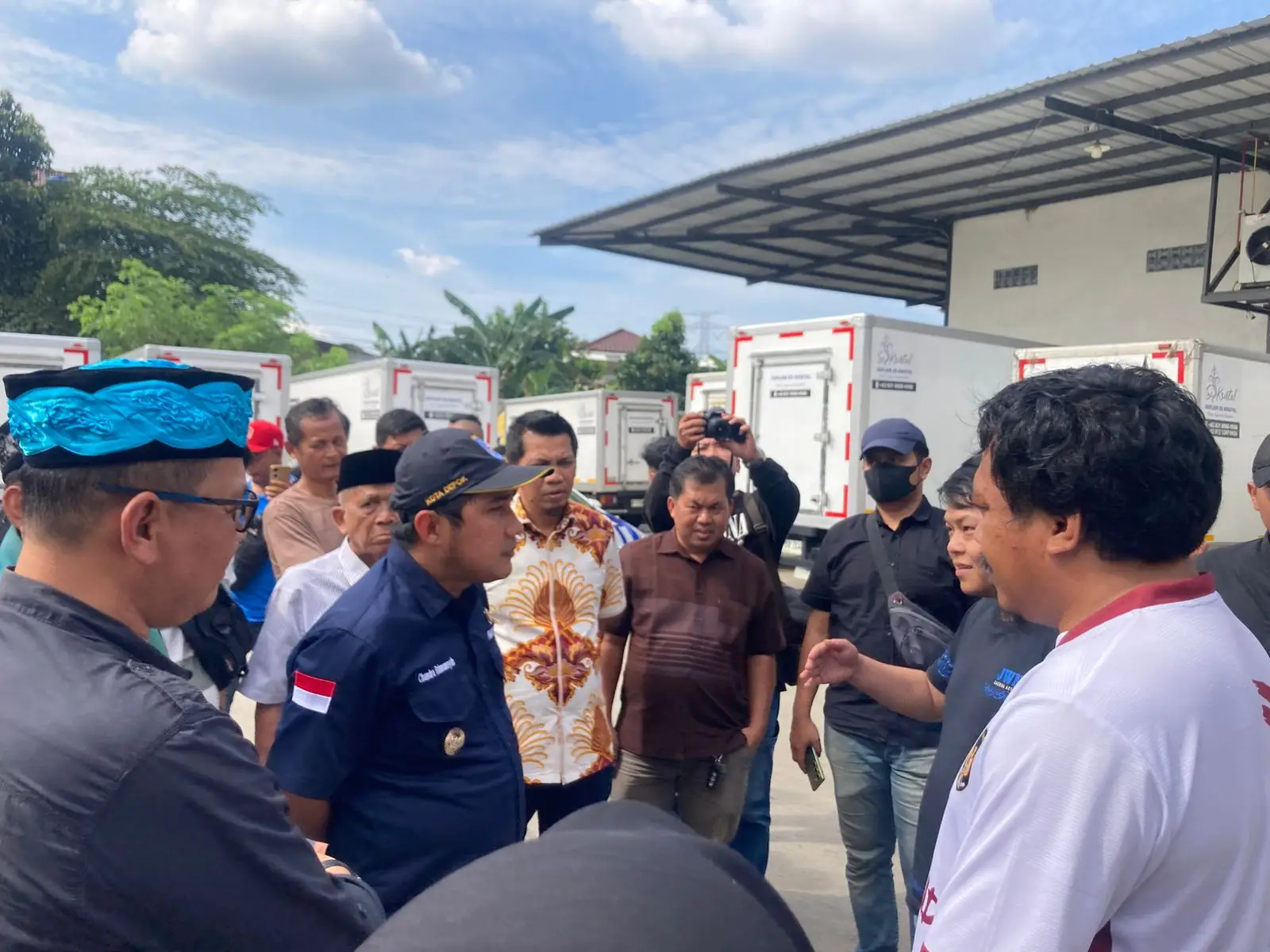 DLHK Depok Inspeksi Pabrik Es Kristal di Sawangan, Temukan Sumur Air Tanah