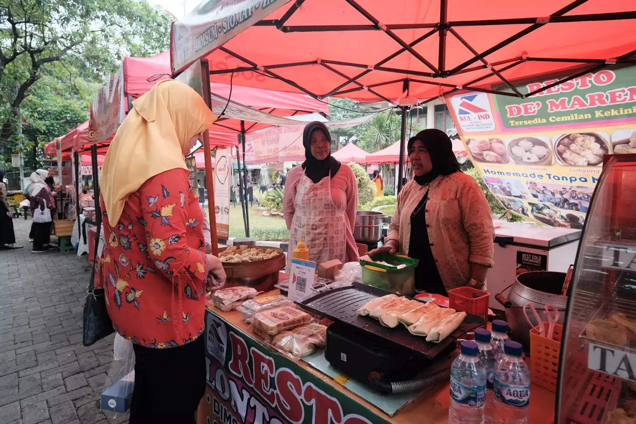 Sejumlah Pelaku Usaha Jajakan Produk Unggulannya di Bazar UMKM Kul-Ind